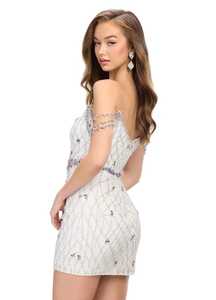 Mini robe moulante courte pour femmes à la mode et de luxe pour la soirée et les sorties en soirée - Product Image 6