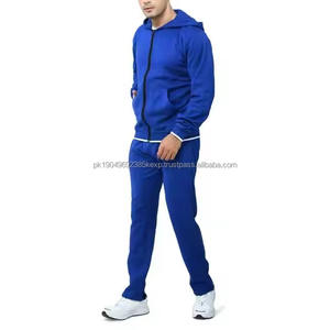 Sweat à capuche personnalisé avec impression intégrale, effet délavé, fermeture éclair, matière de qualité supérieure, survêtement pour hommes - Product Image 1
