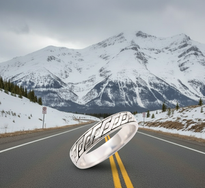 Anillos Lisos de Lujo para Mujer, Clásicos, de Plata de Ley 925, con Textura Fina, para Bodas y Fiestas - Product Image 6