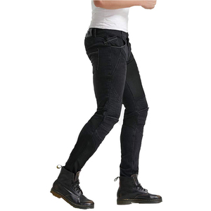 OEM High <b>Waist</b> Bike <b>Jeans</b> Custom Packed Motorbike Pants with CE Marked Protectors for <b>Men</b> New Design for Auto Racing Motorcycle - Product Image 3