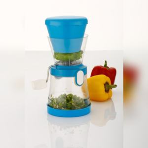 Heavy Duty ABS Plastic Magic Chilly Cutter Manual Food Chopper for Onion Dry <b>Fruit</b> Stainless Steel Blade System India - Product Image 5