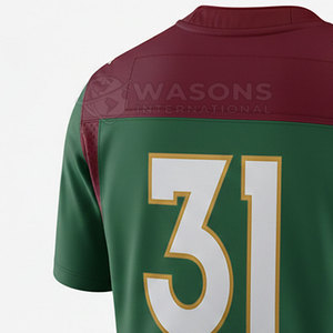 Nouveau Maillot de Football Américain Professionnel Respirant à Manches Courtes 2026 - Service OEM Personnalisable - Product Image 3