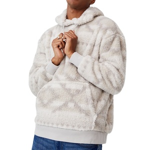 Sweats à capuche en polaire sherpa imprimés, poids lourd, pour unisexe, manches longues, hiver, imperméable, respirant, fermeture éclair, chaud, fourrure - Product Image 5