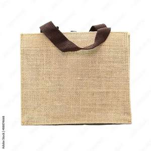 Bolsa de yute ecológica con logotipo personalizado al por mayor con patrón geométrico, el mejor proveedor indio a un precio razonable - Product Image 2