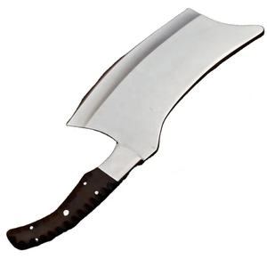 Cuchillo de Cocina Tipo Cleaver de Acero Inoxidable de 9 Pulgadas Hecho a Mano con Funda de Cuero Única, Mango Hermoso y Personalizable - Product Image 1