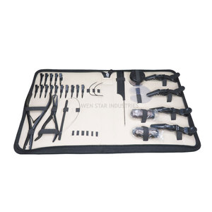 Mua tổng hợp tóc mở rộng công cụ phụ kiện beading Kìm đuôi lược bảo vệ lá chắn clip nhỏ chủ đề C loại kim - Product Image 2