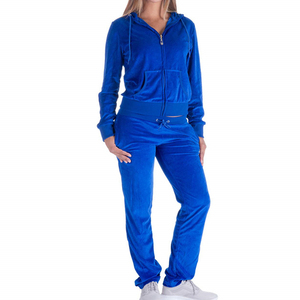 Venta al por mayor de chándal de mujer personalizado de alta calidad de mezcla de algodón Slim Fit OEM Jogger conjunto de ropa deportiva para el gimnasio y el fitness diario - Product Image 4