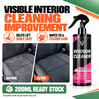 Nettoyant pour tissus intérieurs de voiture 200ml, spray de nettoyage pour sièges, tapis et revêtements de toit, detailing automobile, vente en gros