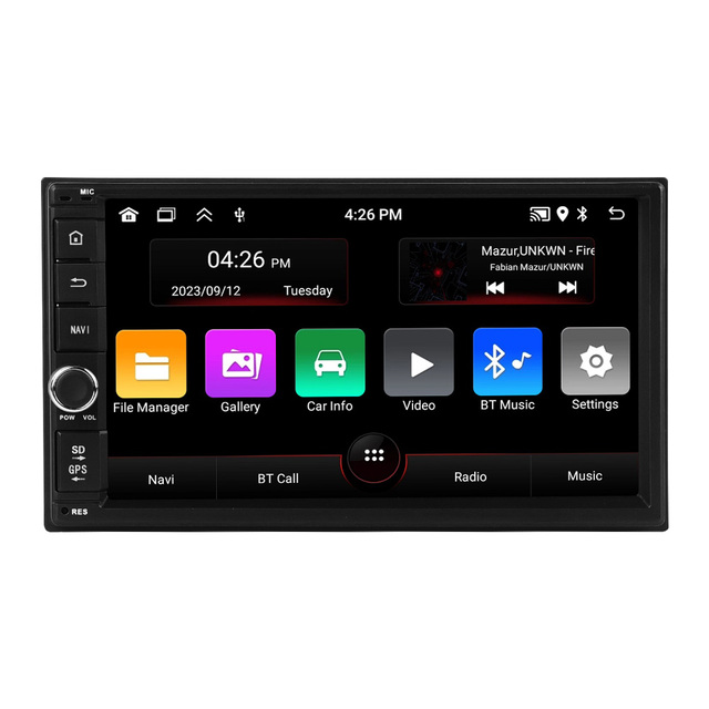 MEKEDE Android Car Multimedia Dvd Player Stereo GPS Navigation Car-play Head Unit for 2DIN 7inch-8227-Universal Car Radio
