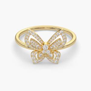 925 Sterling Silver Rose Gold Plated Lab Grown Diamond 2mm Gemstone Simple Bezel Setting Christian Engagement Ring <b>Gift</b> - Product Image 1