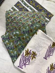 ผ้าฝ้าย100% ระบายอากาศได้ดีผ้าพิมพ์ลายทำด้วยมือผ้าฝ้ายมรดก jaipur แบบดั้งเดิมเป็นมิตรกับสิ่งแวดล้อม - Product Image 4