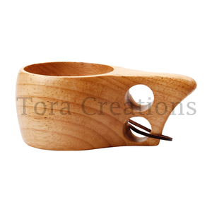 แก้วกาแฟสำหรับเดินทางทำจากไม้นีมที่เป็นมิตรกับสิ่งแวดล้อมดีไซน์ตามสั่งผลิตได้หรูหราทันสมัย - Product Image 4