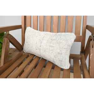 Almohada de lana Kilim Beige de 8x16 pulgadas, tiro Floral esponjoso rústico de lujo para sofá tejido, ropa de cama de 18x18 pulgadas, función Vintage portátil - Product Image 3