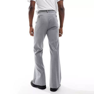 New Men's Clothing Latest Fashion Flared Stacked Pants Custom Printed Stacked Flare Track Pants For Men's - Product Image 2