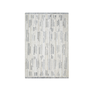 Alfombra Moderna Rectangular de Lana Sólida Hecha a Mano, Alfombra de Área con Diseño Floral, Lavable, Antideslizante, Pelo Mediano, Personalizable - Product Image 1