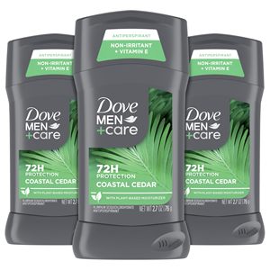 Desodorante Antitranspirante en Barra Men+Care, Paquete de 4, Protección contra el Sudor y el Mal Olor por 72 Horas, 2.7 oz - Product Image 1