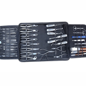 Instruments de chirurgie orthodontique par extraction dentaire orale Ensemble de 47 pièces Pince d'extraction pour ascenseurs Pince Sonde Miroir CE ISO - Product Image 1