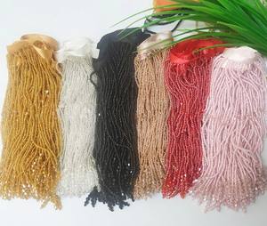 Dangling Beaded <b>Trim</b> <b>Tassel</b> Crystal Fringe Lace <b>Trim</b> for Bridal Dress Belt Belly Dance Costumes Curtain - Product Image 4