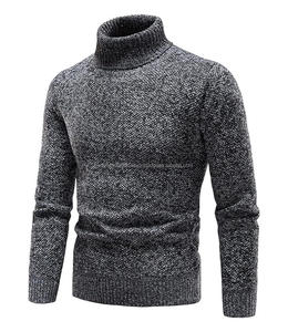 Best Offer on High Quality Men's Autumn Winter Wool <b>Turtleneck</b> Knitted Pullover Custom Knitwear Manufacturer <b>Sweaters</b> - Product Image 3