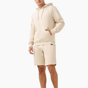 Custom <b>Mens</b> Hoodie And <b>Shorts</b> Set Fashionable Two Piece Outfit Personalized For Sports Training Gym Exercise And Casual Style - Product Image 1