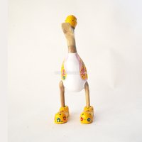 Nouvelle conception, art moderne, art déco unique, canard en bambou fait main, écologique, personnalisable, figurine de luxe, décoration de table, décoration de la maison