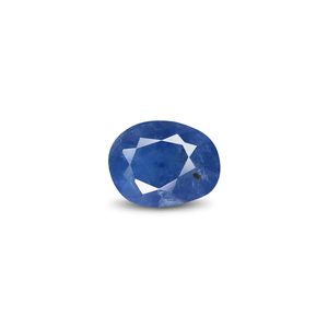 Saphir bleu - 4,42 carats, pierre précieuse naturelle facettée, taille ovale, forme étoile de luxe pour la fabrication de bijoux, 10 mm 8 mm, traité thermiquement - Product Image 1