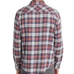 Vente en gros de chemises en flanelle pour hommes chemises en flanelle respirantes au design personnalisé prix raisonnable chemises pour hommes avec logo personnalisé services OEM - Product Image 3