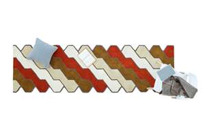 Tapis rectangulaire en corde de laine fait main, écologique, antidérapant, luxueux, personnalisé, pour salon, bureau, usage commercial - Product Image 6