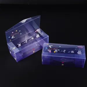 Hot Sale Custom Transparent Pvc Gift Packaging Box Plastic Plastic Storage Boxes