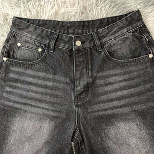 Shorts en jean 100% coton pour hommes, coupe ample, baggy, dernier style, shorts en denim à la mode, vêtements décontractés, vente en gros sur mesure - Product Image 4