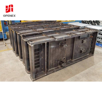 Fabricant de cadres de montage soudés en acier structurel haute résistance, revêtement poudré, pour groupes électrogènes extérieurs, certifié ISO 9001