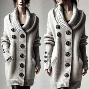 Suéter Casual de Mujer FISLEY para Todas las Temporadas, con Estampado de Dibujos Animados, Cuello en V, Antiarrugas, de Secado Rápido, Transpirable, Ajustado, con Detalle de Borlas - Product Image 3