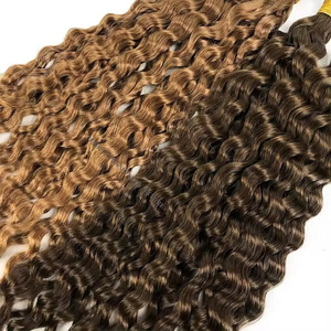 Extensions de cheveux vierges indiennes de haute qualité, vague régulière, cheveux humains naturels, 22 pouces, double trame à la machine, sans perte, directement d'Inde - Product Image 2