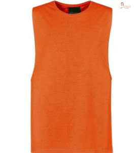 Men's High Visibility <b>Sleeveless</b> Tee His Vis <b>Sleeveless</b> Singlet Tee <b>Tshirt</b> - Product Image 1