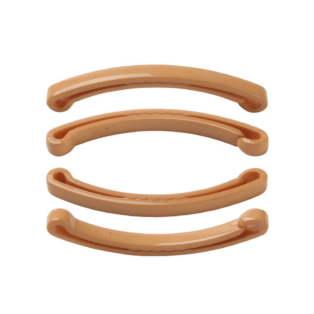 Casual Decorative Clamps High Quality Hair Clips Korean-Made Small Plastic Dome Barrettes for Women & Girls Thin & Thick Hair