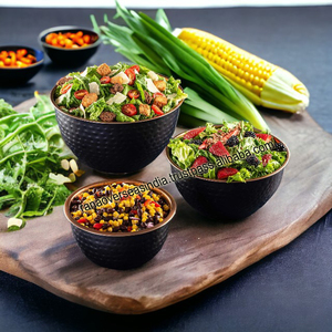 Vente en gros de luxe de haute qualité bol à mélanger à marteau manuel bol de service rond pour salade de fruits et plus encore - Product Image 4