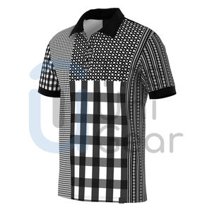 เสื้อสแปนเด็กซ์ผ้าโพลีเอสเตอร์ถักแห้งเร็วสำหรับผู้ชายผู้หญิงเสื้อกีฬากอล์ฟโลโก้ออกแบบได้ตามต้องการ - Product Image 3