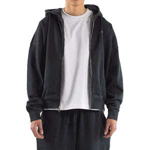 Sweat à capuche de sport en polaire Tech personnalisé pour hommes, col imprimé camouflage, tricoté en polyester/coton, style formel pour le printemps - Product Image 4