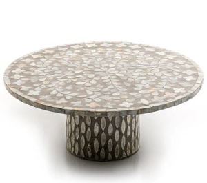Elegant Mother of Pearl Stand Artisan <b>Craft</b> Cake <b>Tools</b> - Product Image 2