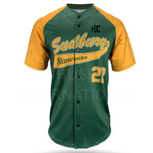 Vente en gros Maillot de baseball vierge personnalisé Maillot de softball réversible à col en V avec votre propre logo - Product Image 5