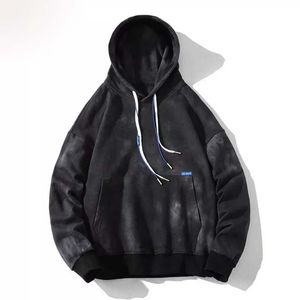 Sudadera con Capucha Tie-Dye para Hombre, 100% Algodón Orgánico, Felpa, Personalizable con Logotipo Frontal, Estilo Urbano, Corte Regular - Product Image 4