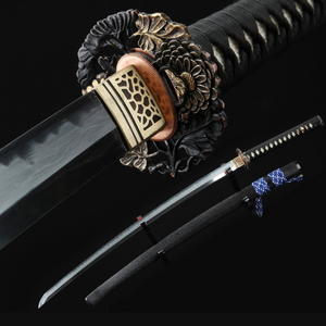 รับดาบคาตานะสแตนเลสคุณภาพสูงสำหรับการสะสมที่สนุกสนาน ดาบคาตานะทำมือ ดาบคาตานะแฮนด์เมด - Product Image 4
