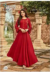 Tissu Kurtis de 17 couleurs, dernier cri, avec broderie à la main, pour femmes, pour occasions spéciales et décontractées - Product Image 6