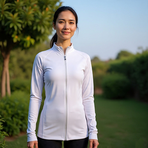 Chaqueta de ejercicio de entrenamiento para mujer, Chaquetas deportivas para correr con cremallera, ropa deportiva para Yoga, ropa deportiva para mujer, chaqueta de camionero, abrigo para mujer - Product Image 2