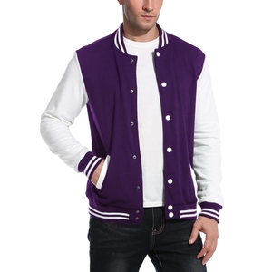2025 vestes universitaires sportives de qualité supérieure pour hommes grande taille toile Simple Letterman avec des logos uniques en gros - Product Image 4
