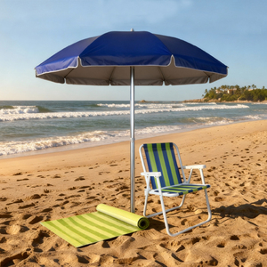 Sombrilla <span class=keywords><strong>de</strong></span> Playa Plegable <span class=keywords><strong>de</strong></span> Lujo <span class=keywords><strong>de</strong></span> 8.5 Pies, Resistente, Impermeable, <span class=keywords><strong>para</strong></span> Exteriores, <span class=keywords><strong>para</strong></span> Arena, <span class=keywords><strong>Mar</strong></span>, Viajes, Jardín - Product Image 6