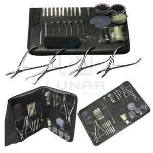 Finition de qualité supérieure en argent poli avec pinces à cheveux avec étui en cuir et fourniture gratuite de marquage personnalisé - Product Image 6