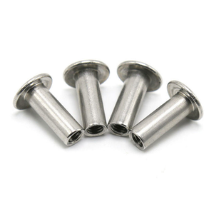 Remache de Cabeza Plana de Acero Inoxidable SS 304, Recubierto de Acero Personalizado - Product Image 1