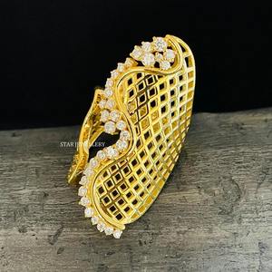 14K แหวนทองแท้ดีไซน์เนอร์เพชรธรรมชาติที่เป็นเอกลักษณ์ - Product Image 3