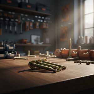 สกรูหัวหกเหลี่ยมเจาะตัวเอง เกรด 8 เหล็กกล้าคาร์บอน ชุบสังกะสีฟอสเฟต เกลียวมาตรฐาน รุ่น PDC ขนาด 1 นิ้ว - Product Image 1